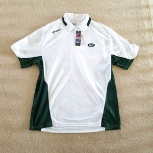 NWT Reebok NFL New York Jets Polo Shirt Size XL